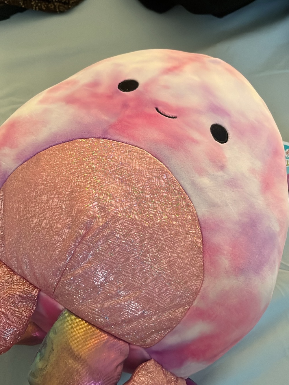 Squishmallows Pink Purple Glitter Mermaid Plush